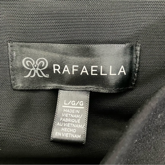 Rafaella Black Straight-Leg Pull On Dress Pants Size Large - Picture 3 of 7